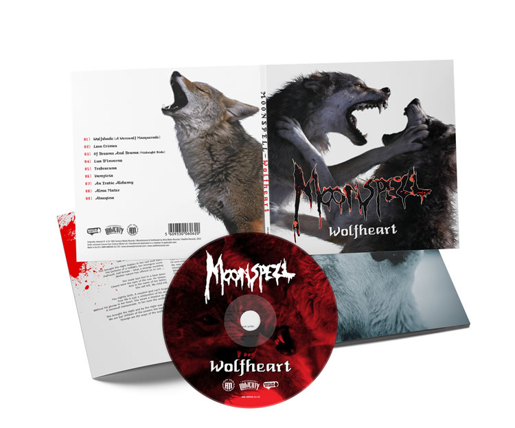 Ramkoers Markeer rechter Wolfheart (Digipack) - CD | Moonspell+Rastilho
