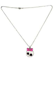Bow Skull Necklace