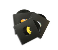 Single 7" cover cardboard black