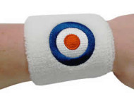White Sweatband With Target