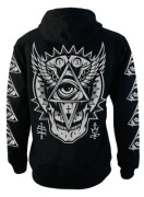 All Seeing Eye Fleece Zip Hood