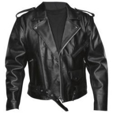 Biker leather jacket Classic style