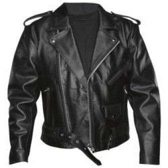  - Biker leather jacket Classic style