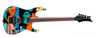  - JOHN PETRUCCI - DREAMTHEATER: JPM "multi colour Picasso" style.