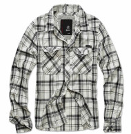 Checkshirt Fred black off white