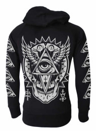 All Seeing Eye Cotton Zip Hood