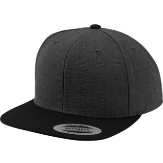  - The classic snapback 2-tone (Charcoal / Black)