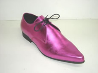 - Steelground  Wincklepicker shoe metalic pink leather
