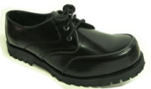 Steelground  Steel shoe black leather