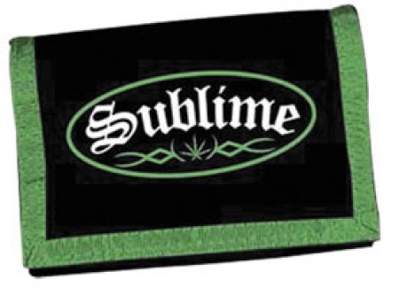  - Sublime - Green Velcro Wallet