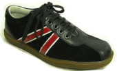 Steelground black red suede-leather