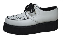 Double Sole Creeper Grey Leather