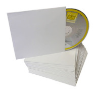 CD cardboard cover white