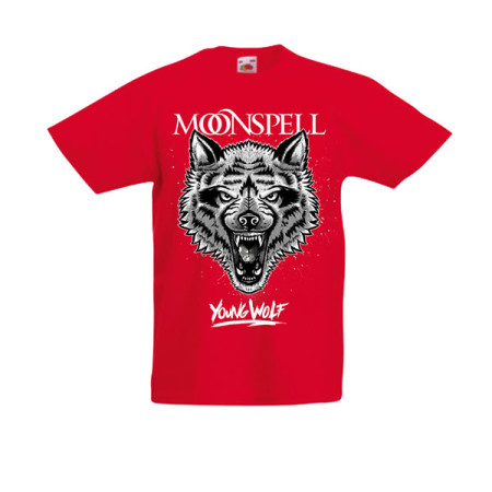 Young Wolf (Red, Kids Tshirt)