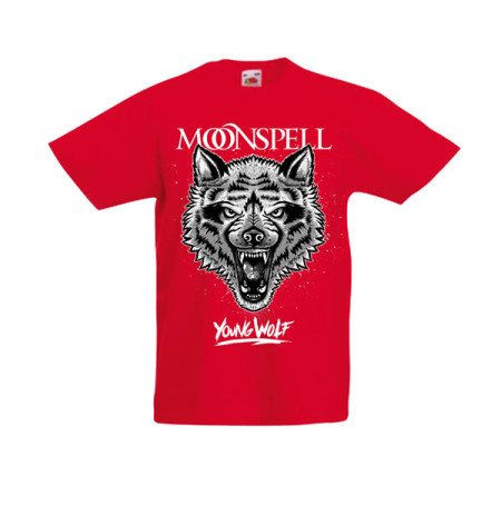  - Young Wolf (Red, Kids Tshirt)