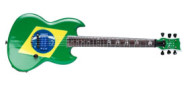 SOULFLY - Max Cavalera: Brazilian-flag style. 