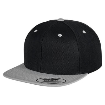  - The classic snapback 2-tone (Black / Silver)