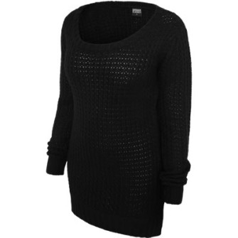  - Ladies Long Wideneck Sweatshirt