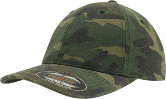  - Flexfit Garment Washed Camo Cap