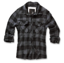 Check Shirt black grey checkered