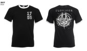 1755 Survivor Ringer Tshirt