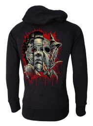 Faces Of Horror Cotton Zip Hood