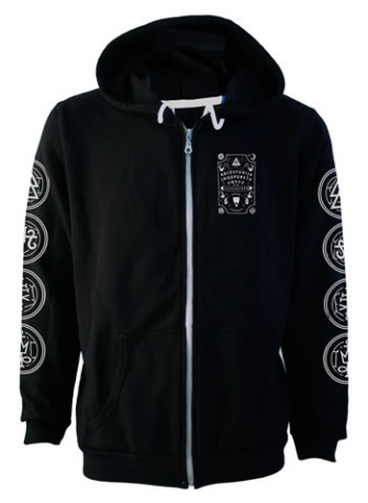  - Ouija Board Fleece Zip Hood