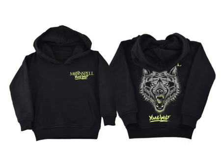  - Young Wolf (Black, Hoodie)