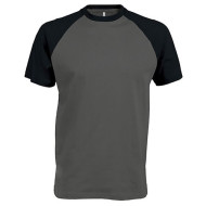 Baseball contrast t-shirt (Grey)