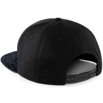  - Graphic peak snapback