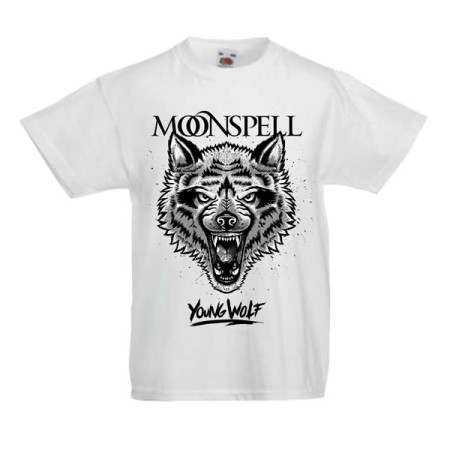 Young Wolf (White, Kids Tshirt)