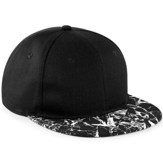  - Graphic peak snapback