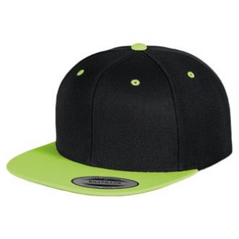  - The classic snapback 2-tone (Black / Neon Green)