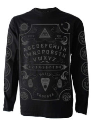 Grey Ouija Board Mens Long Sleeve T Shirt