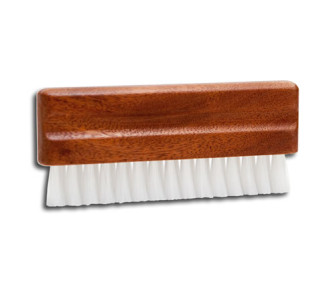  - Vinyl record brush with wooden handle