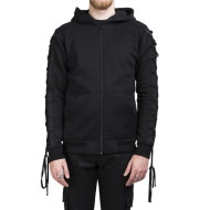 Laced Hooded Zipper