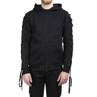  - Laced Hooded Zipper