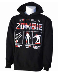 How To Kill A Zombie Pullover Hood