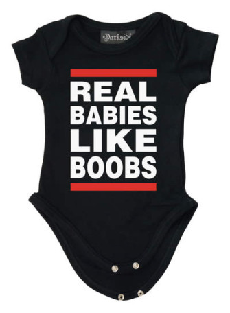  - Real Babies Like Boobs Baby Grow