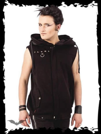  - Vest with hidden Hood