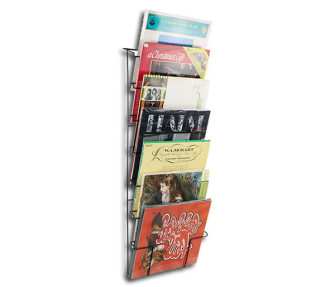  - Record shelf wall display metal