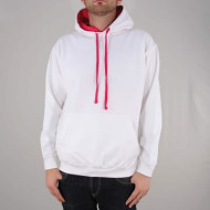 Sweat Bicolour White/Rose