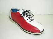 Steelground Bowling shoe blue/white/red leather