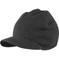 Beanie with Visor black