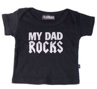 Dad Rocks Baby T Shirt