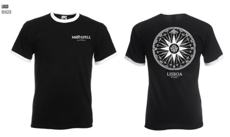  - 1755 Compass Logo Ringer Tshirt