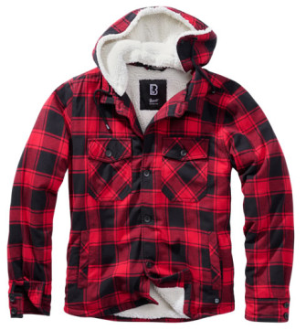  - Lumberjacket hooded (Red)