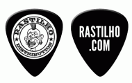 Rastilho Logo (Black, Guitar Pick)