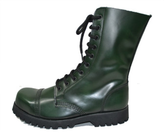  - 10 Eyelets Boot Green