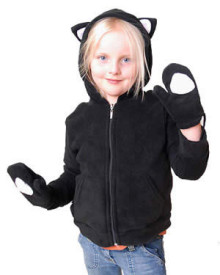 Black Kids Kitty Hood